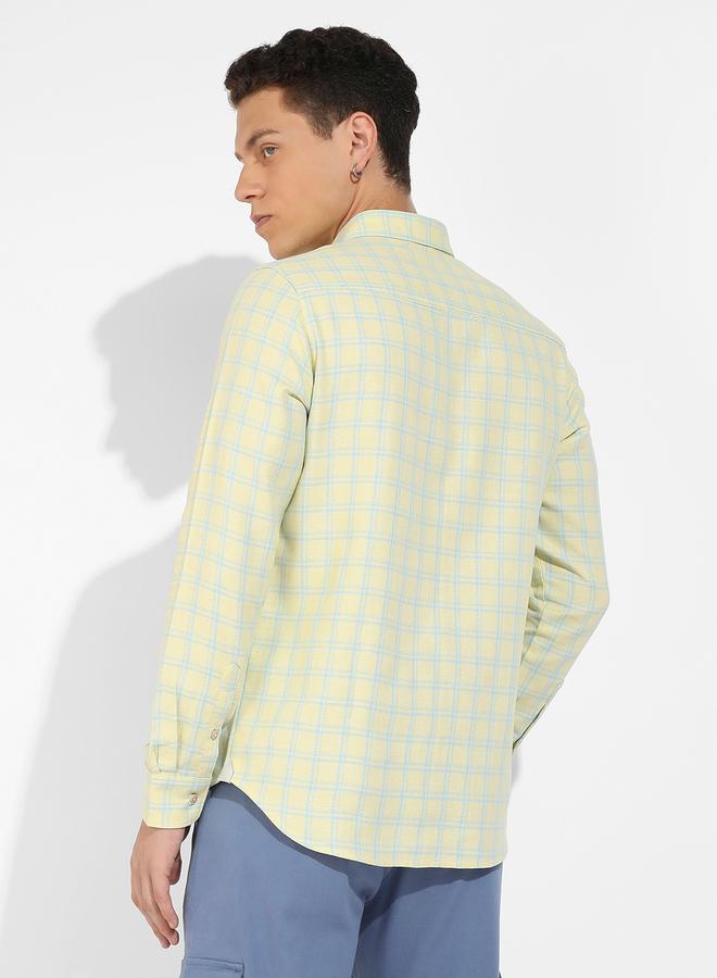 Campus Sutra Campus Sutra Tartan Plaid Button Down Shirt  - Image 3