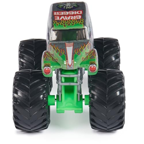 Monster Jam, Official Grave Digger Monster Truck, Die-Cast Vehicle, 1:64 Scale, Kids Toys for Boys Ages 3 and up - Image 4