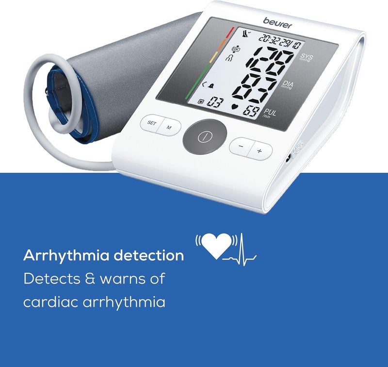 Beurer BM 28 Upper Arm Blood Pressure Monitor with Universal Cuff and Bluetooth Connectivity - Image 3