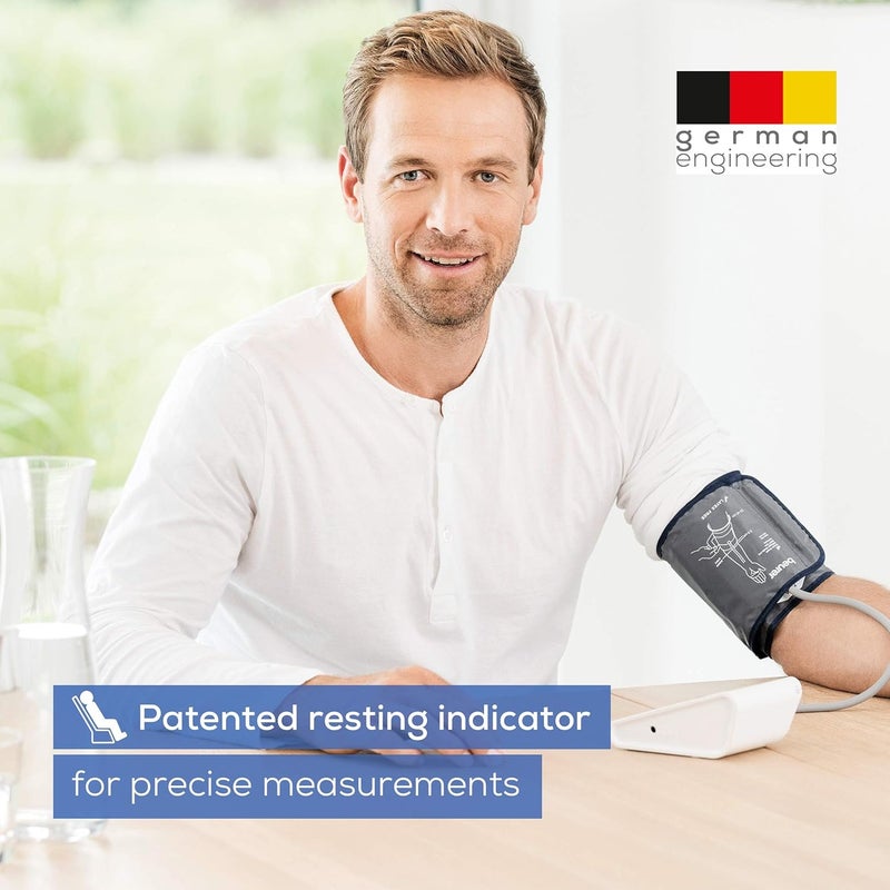 Beurer BM 28 Upper Arm Blood Pressure Monitor with Universal Cuff and Bluetooth Connectivity - Image 2