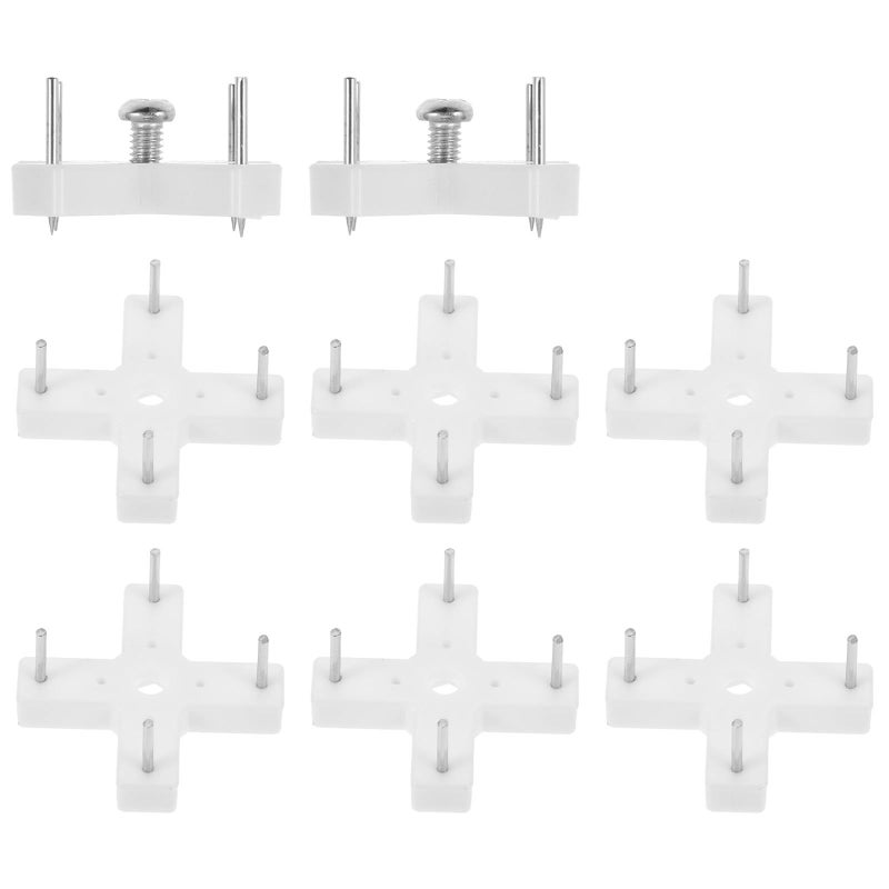 10 Pcs 6mm Screw Invisible Non Trace Wall Hangers For Concrete Plaster Home Office - Image 2