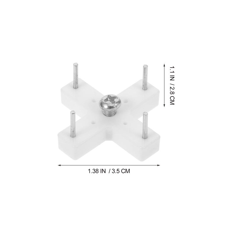 10 Pcs 6mm Screw Invisible Non Trace Wall Hangers For Concrete Plaster Home Office - Image 3