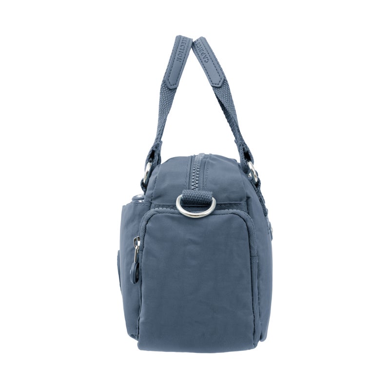 CAPRICE COLLECTION Unisex Mini Crossbody Bag – Light Blue, Water-Resistant Nylon, Lightweight, 3.5L - Image 3