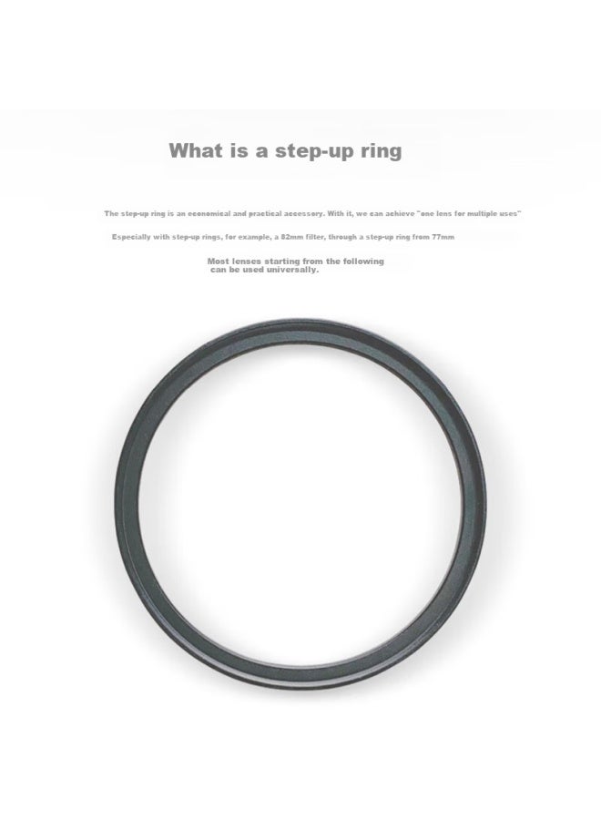 Haida Threaded Filter Adapter Ring, 62mm Lens To 77mm Filter, Small Aperture Lens To Large Aperture Filter, Universal Adapter Ring For Multiple Lens Filters - Image 5