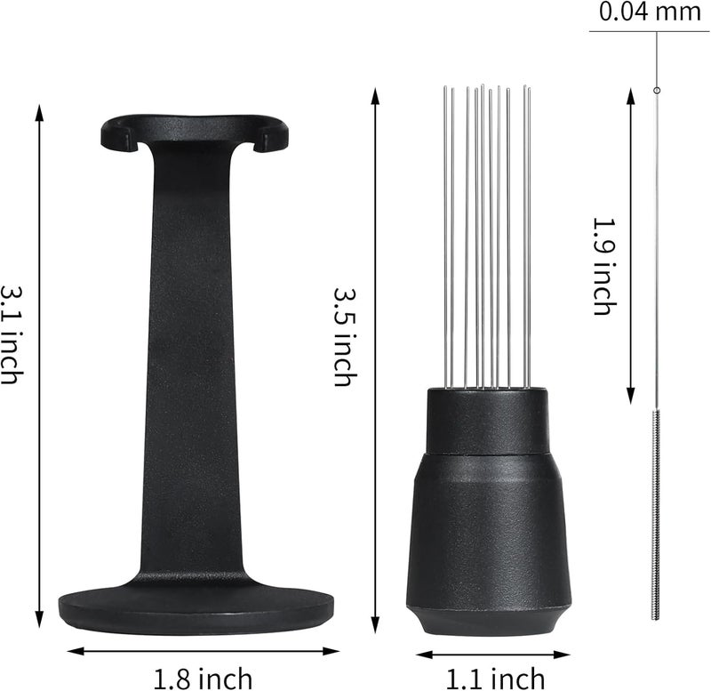 brikinte Upgrade Aluminum WDT Tool with Magnetic, Espresso Distribution Tool Espresso Accessories - Image 3