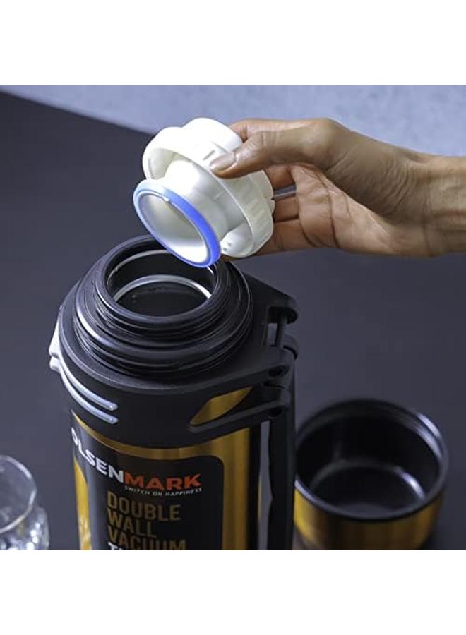 أولسنمارك ترمس ستانلس ستيل سعة 3000 مل لون بني - Image 4