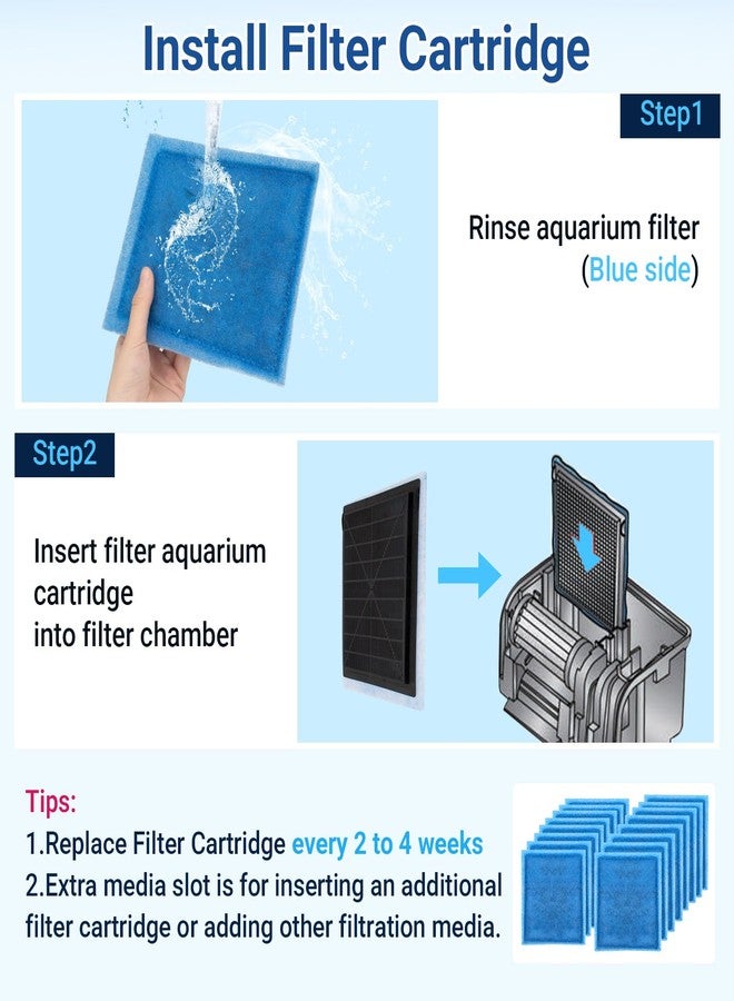 Trdzi 16 Pack Aquarium Filter Cartridges Compatiable with Marineland Penguin PRO Power Filters 200 275 350 375, Rite Size C Filter Cartridges Replacement - Image 5