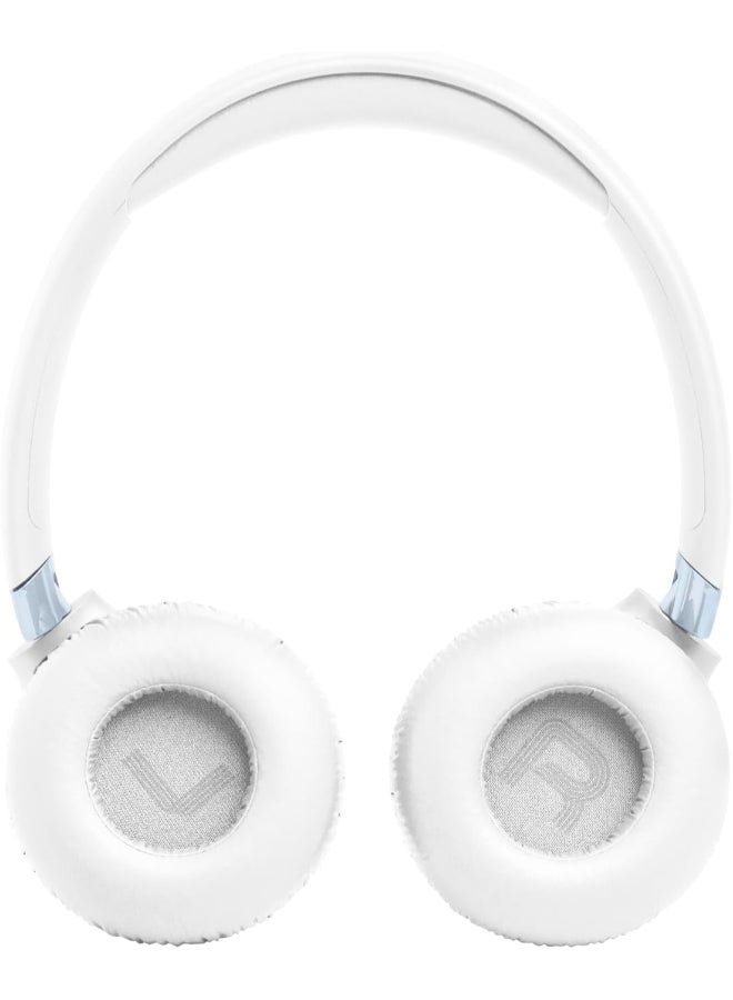 JBL Tune 680NC Wireless On-Ear Noise Cancelling Headphones with Hi-Res JBL Pure Bass & Spatial Sound, 76H Battery Life, Smart Ambient, Dual Mics, Bluetooth 6.0 White - Image 3