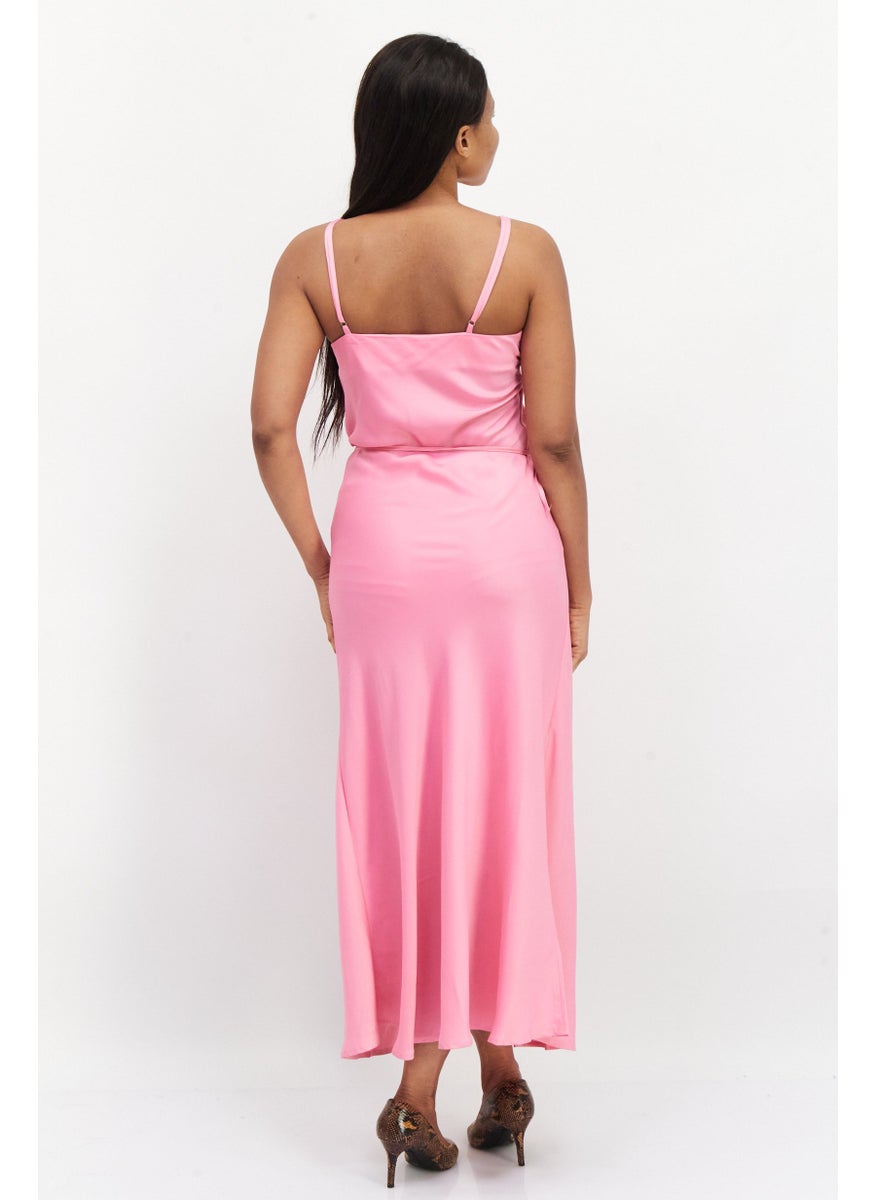 Women Plain Maxi Casual Dress, Pink - pzsku/Z8072ABB255AA6447B02EZ/45/_/1737728170/bbd8c44b-ce1f-4a96-a6f7-a783bddb4b4d