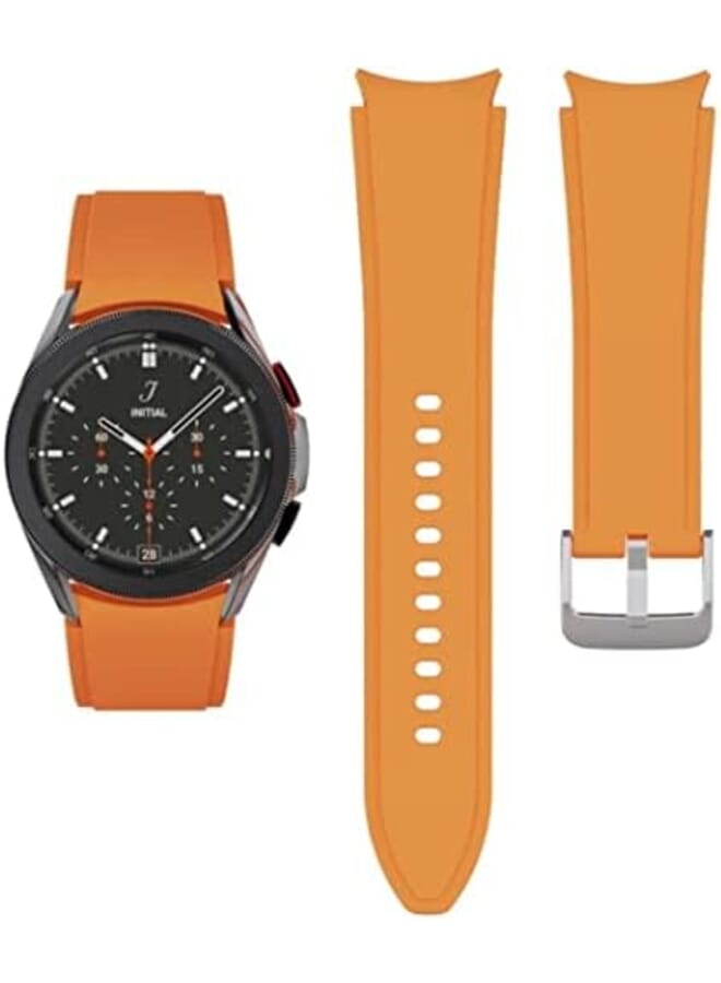 Dado Silicone Replacement Band Compatible With Samsung Galaxy Watch 6 Classic 47 43Mm 5 Pro 45Mm 4 Classic 46 42Mm Watch 6 5 4 44 40Mm Special Strap Design No Gap  - Image 4