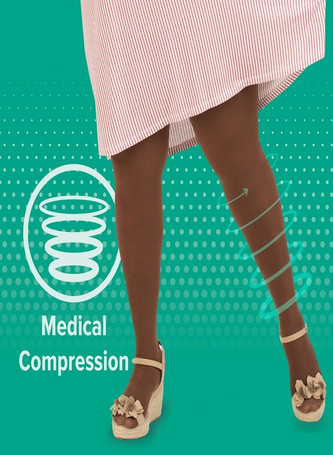 Juzo Soft 2002, Thigh-High, 30-40 mmHg, Closed Toe Compression Stocking - Men & Women, Short, 1 (I), Beige - Image 5