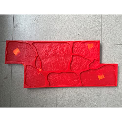 SGHE Concrete Stamps Realistic Concrete Texture Mat Concrete Seamless Stamp Mat Polyurethane Stamps Concrete Texture Skin Provides Natural-Looking Textures on Walls or Ground Concrete Molds - Image 3