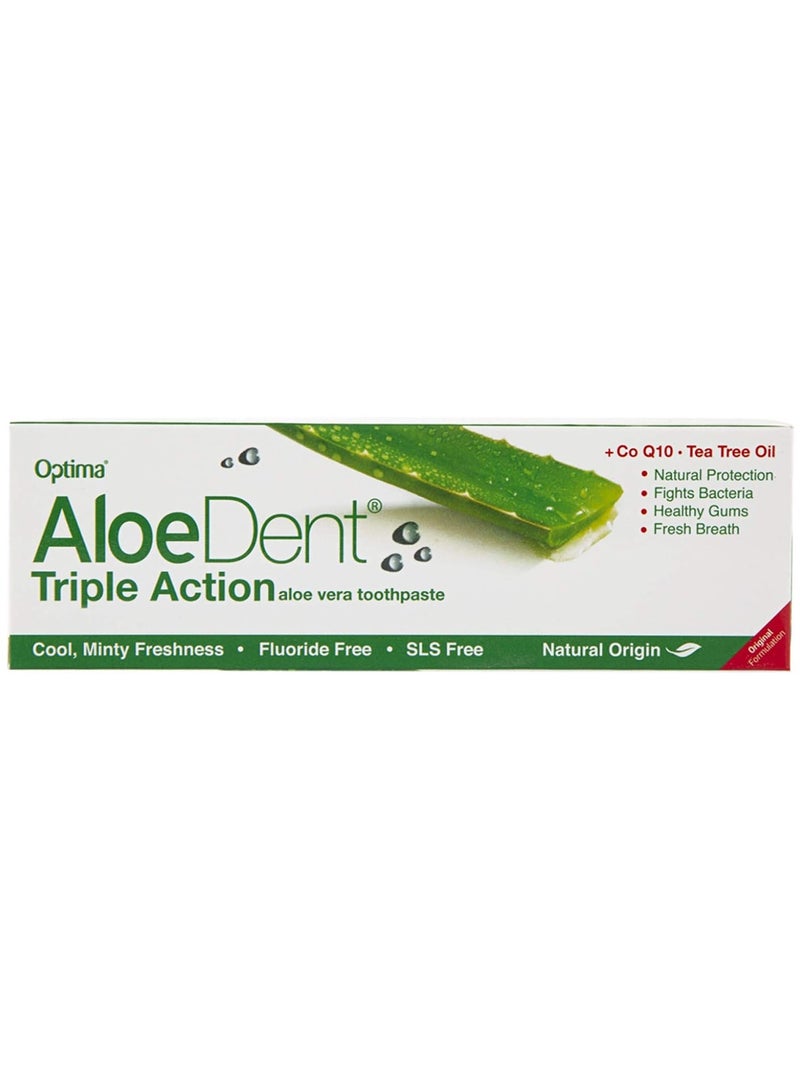 ألودنت معجون اسنان ثلاثي التاثير 50 مل من الو دينت مضاد للبكتيريا