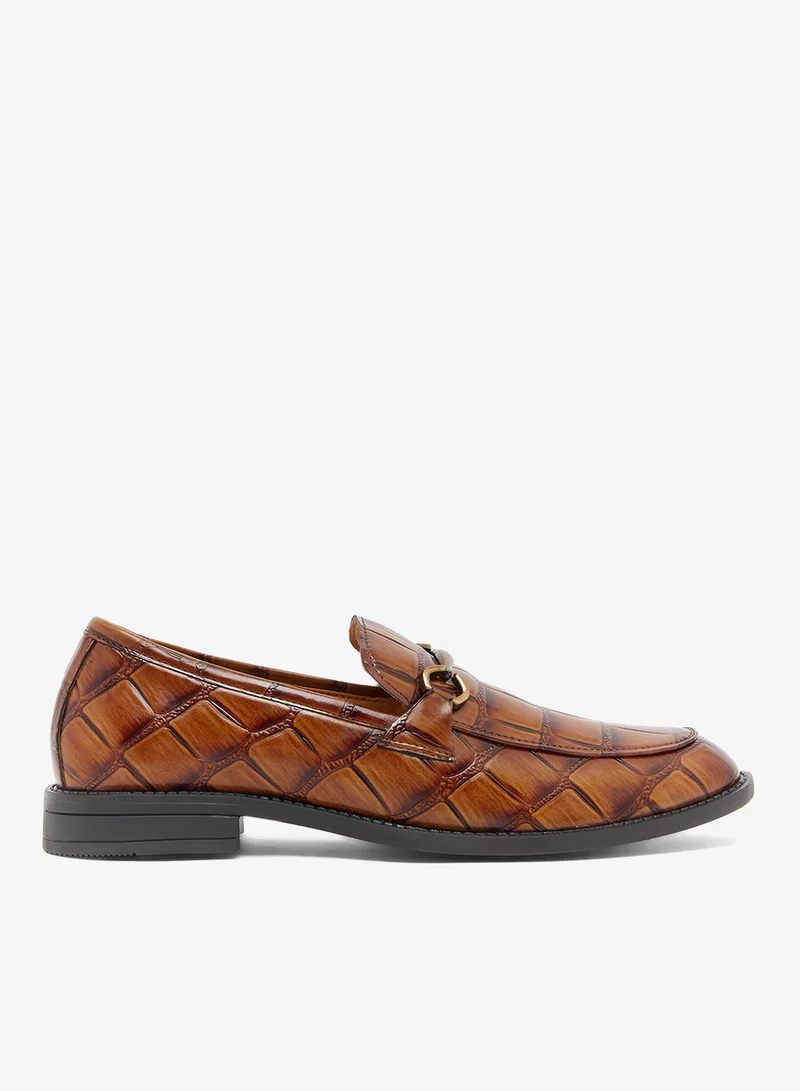 Robert Wood Trim Detail Loafers