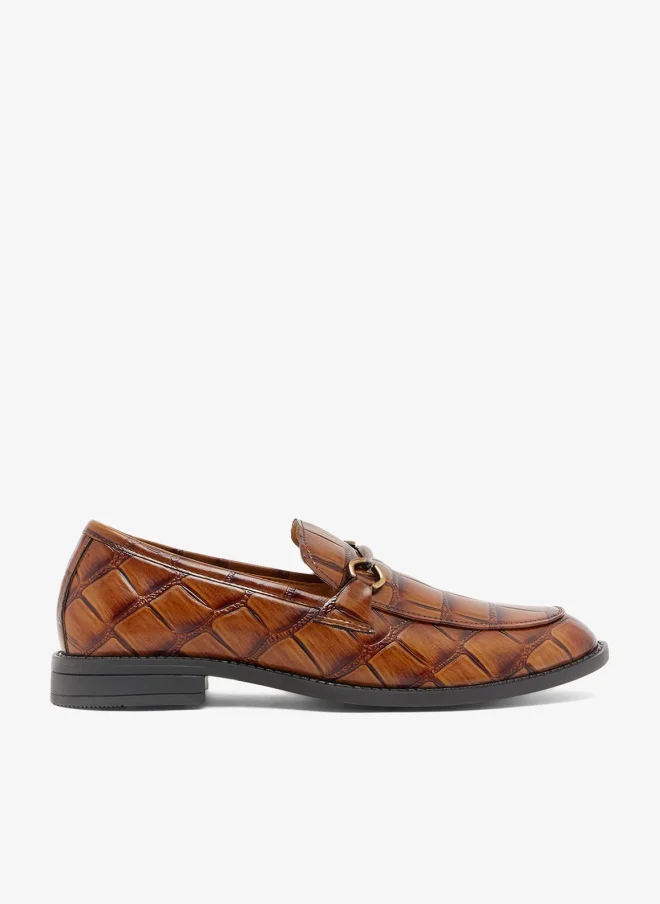 Robert Wood Trim Detail Loafers
