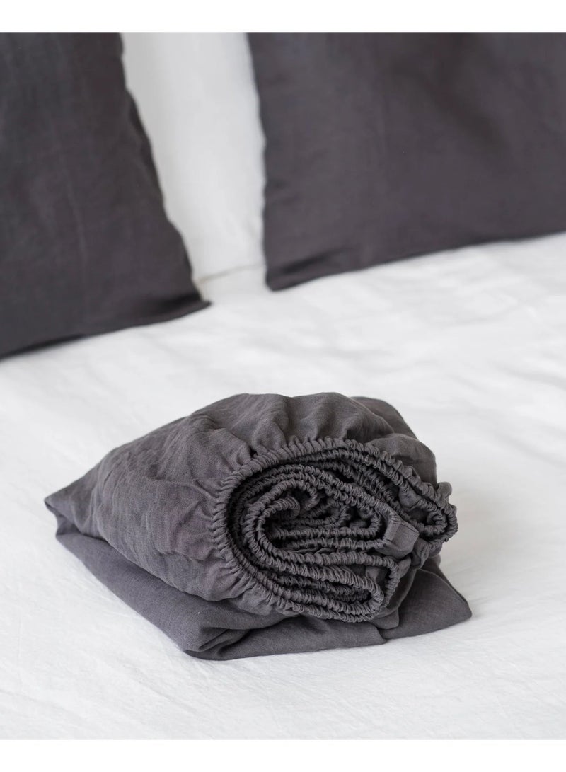 TM Home Fitted Sheet – 100% Natural Cotton, 400 Thread Count, Hotel-Grade Luxury Comfort - Image 1