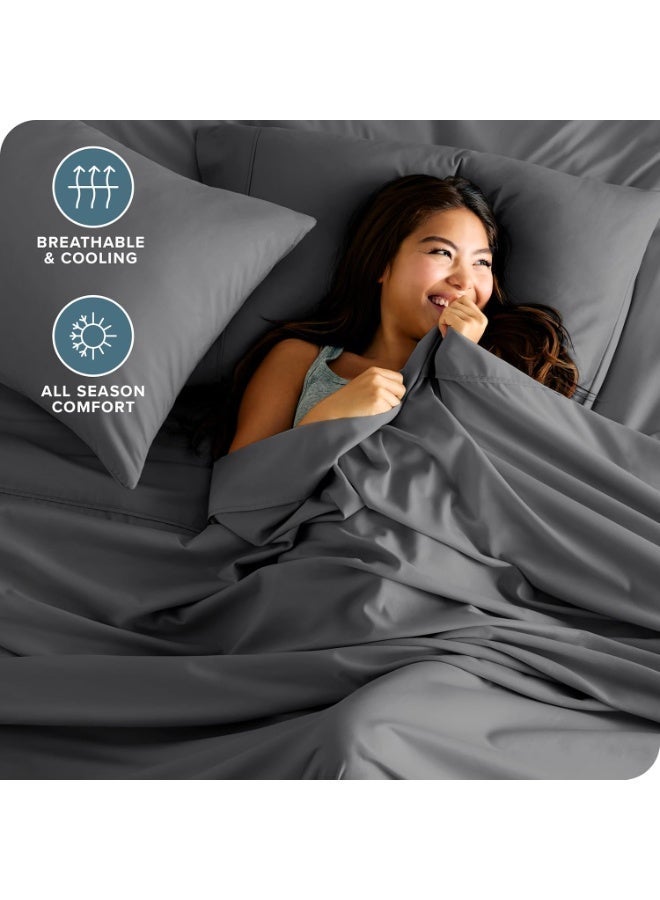 TM Home Fitted Sheet – 100% Natural Cotton, 400 Thread Count, Hotel-Grade Luxury Comfort - Image 4