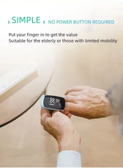 Joshberg Portable Finger Clip Oximeter For Medical Blood Oxygen Saturation Detection, Household Pulse And Heart Rate Monitoring  - Image 3