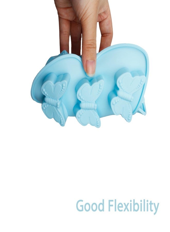 Vrthske 2PCS Butterfly Silicone Molds, 8 Cavity Butterfly Chocolate Molds for Candy, Ice Cube, Jello, Resin, Cupcake and Cake Decoration - Image 4