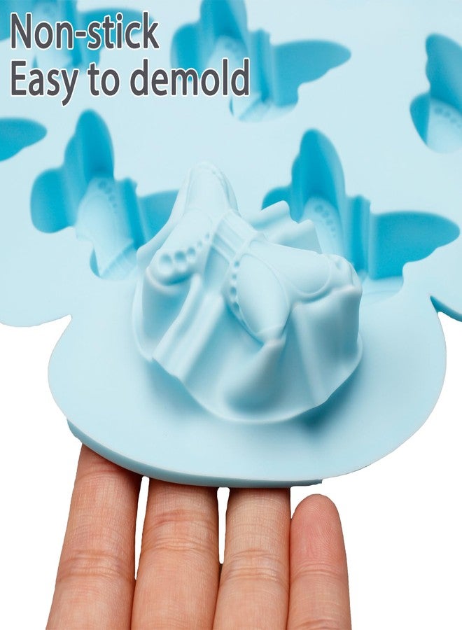 Vrthske 2PCS Butterfly Silicone Molds, 8 Cavity Butterfly Chocolate Molds for Candy, Ice Cube, Jello, Resin, Cupcake and Cake Decoration - Image 5