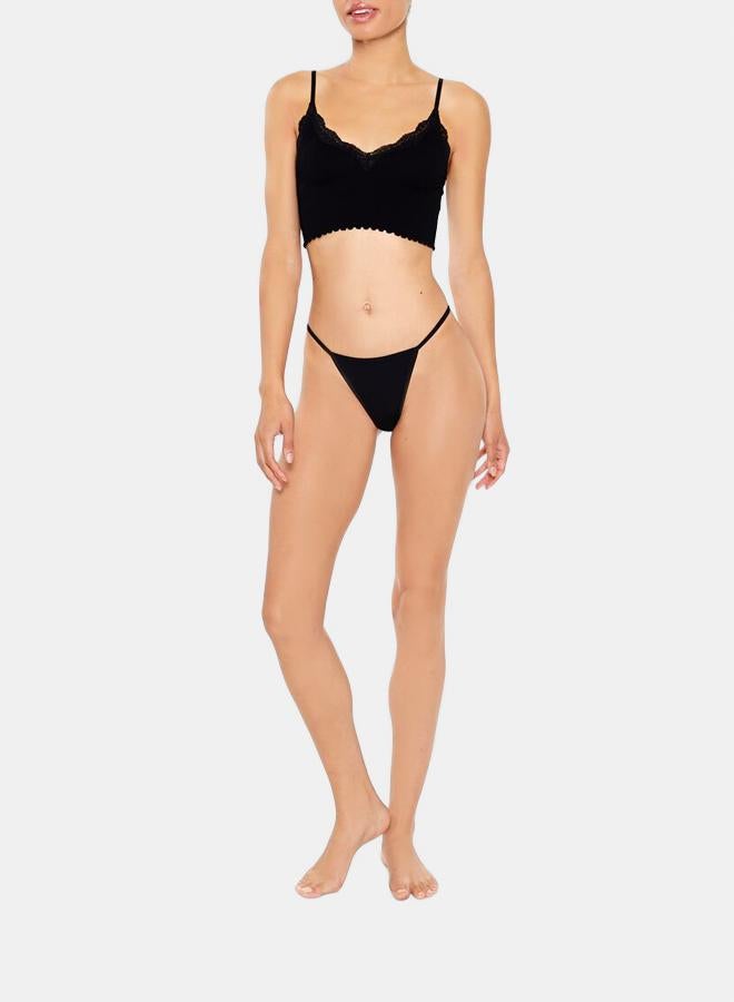 FOREVER 21 Cotton-Blend G-String Panties - Image 1