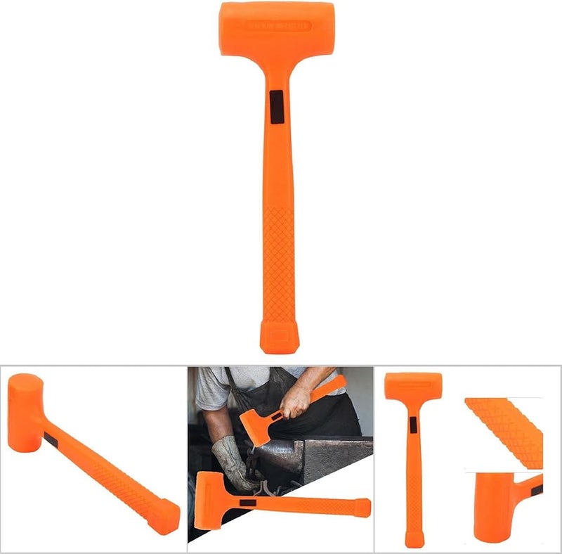 Dead Blow Rubber Hammer Shockproof Tool For Petrochemical Coal Mine Workers 1LB - Image 5