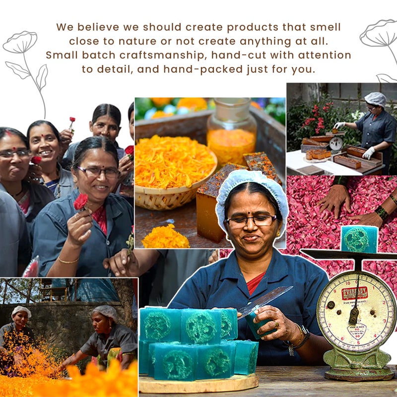 Nyassa Peppymint Handmade Loofah Soap 150 gm with Fresh Zesty fragrance. Contains natural loofah for exfoliation. No Paraben, Cruelty Free - Image 5