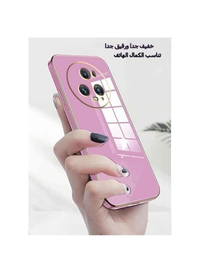 General Compatible with Honor Magic 5 Pro Case Silicone White, Slim Honor Magic 5 Pro Phone Case Protective Cover Shockproof for Women Girls  - Image 3