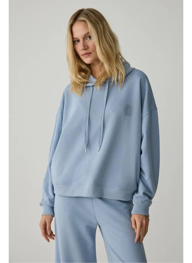 Urban Beat  Elitsa Women's Light Blue Sweatshirt for Women | Best Price UAE