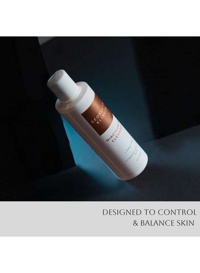 GEORGETTE KLINGER Niacinamide Cleanser Gentle Daily Face Wash Minimize Pores Breakouts Acne Redness Brightens Oil Control With Salicylic Acid For Normal Combination Oily Skin 6.7 Oz By Georgette Klinger - Image 2
