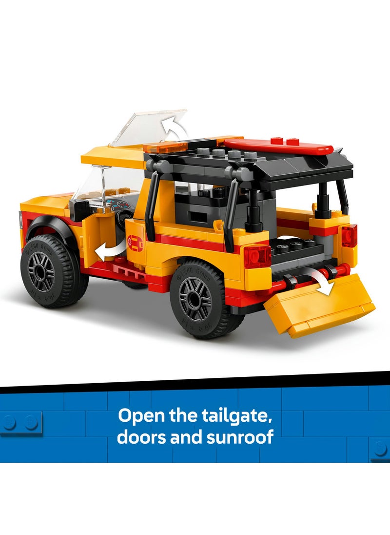 ليغو مجموعة لعب شاحنة عامل الإنقاذ على الشاطئ من ليغو® سيتي‏ 60453  - Image 4