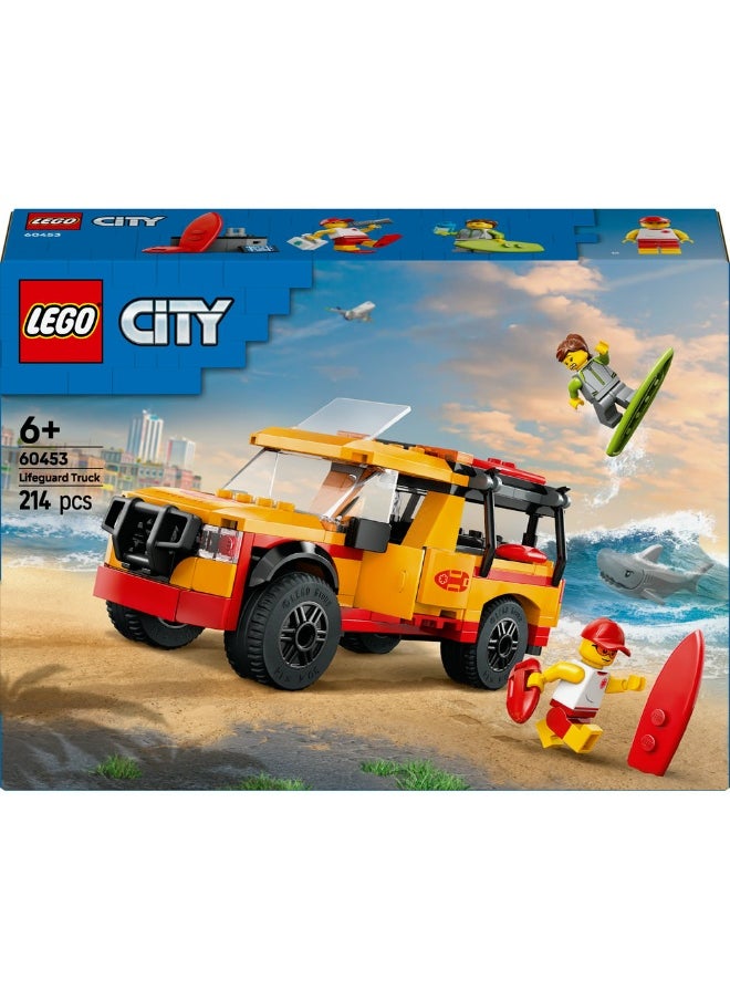 LEGO Lego City Lifeguard Beach Rescue Truck 60453 (214) Pieces  - Image 2