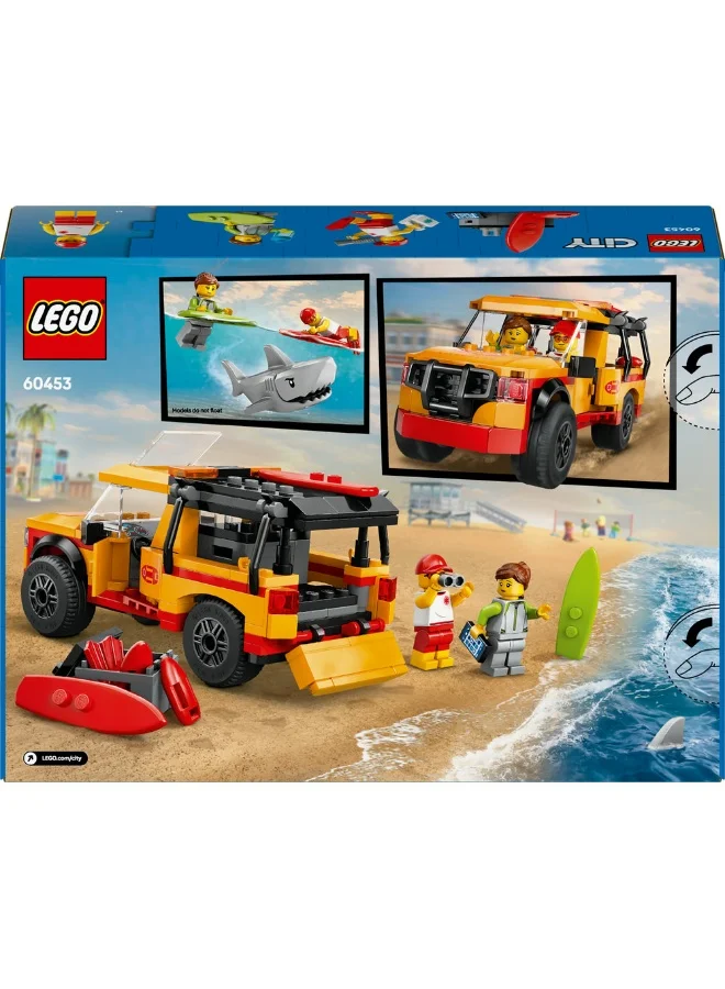 LEGO Lego City Lifeguard Beach Rescue Truck 60453 (214) Pieces
