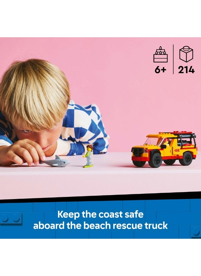 LEGO Lego City Lifeguard Beach Rescue Truck 60453 (214) Pieces  - Image 3