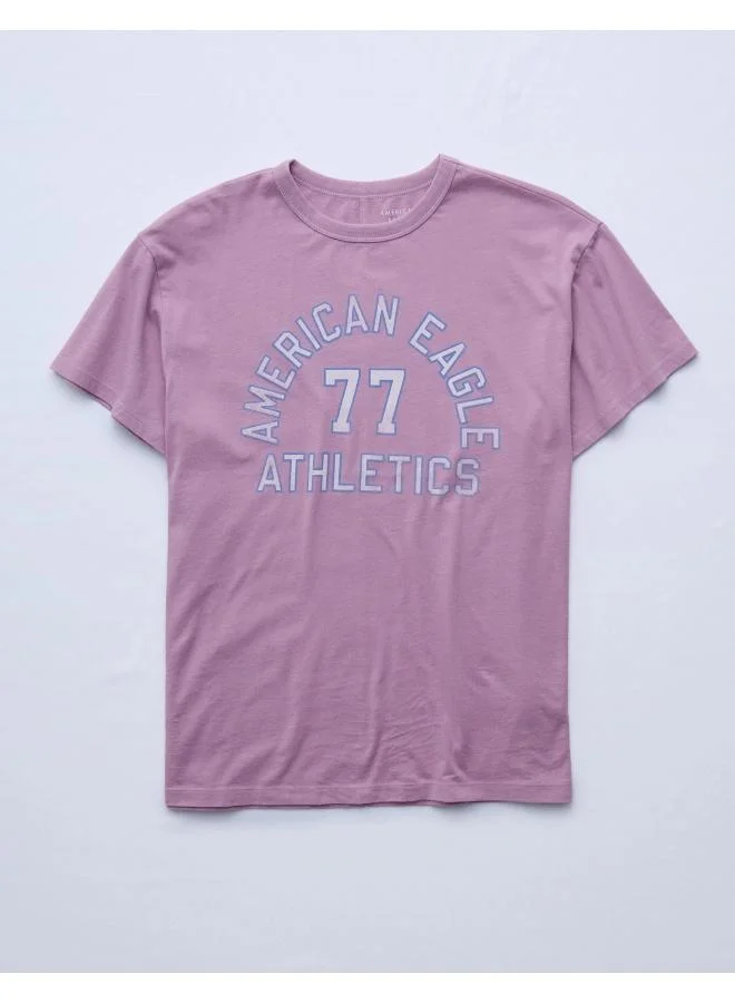 American Eagle AE Boyfriend Logo Graphic T-Shirt