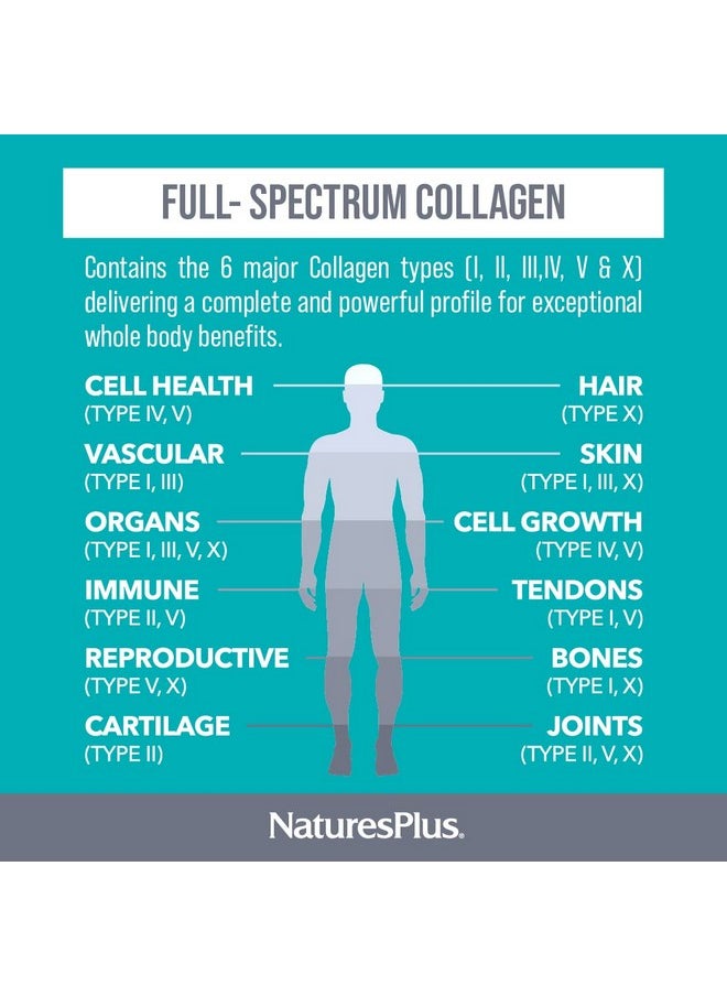 Natures Plus - Natures Plus Collagen Peptides - 20 Stick Packets - Hair, Skin, Nail & Joint Health, Immune System Support - Non-GMO, Gluten Free - 20 Servings - Image 1