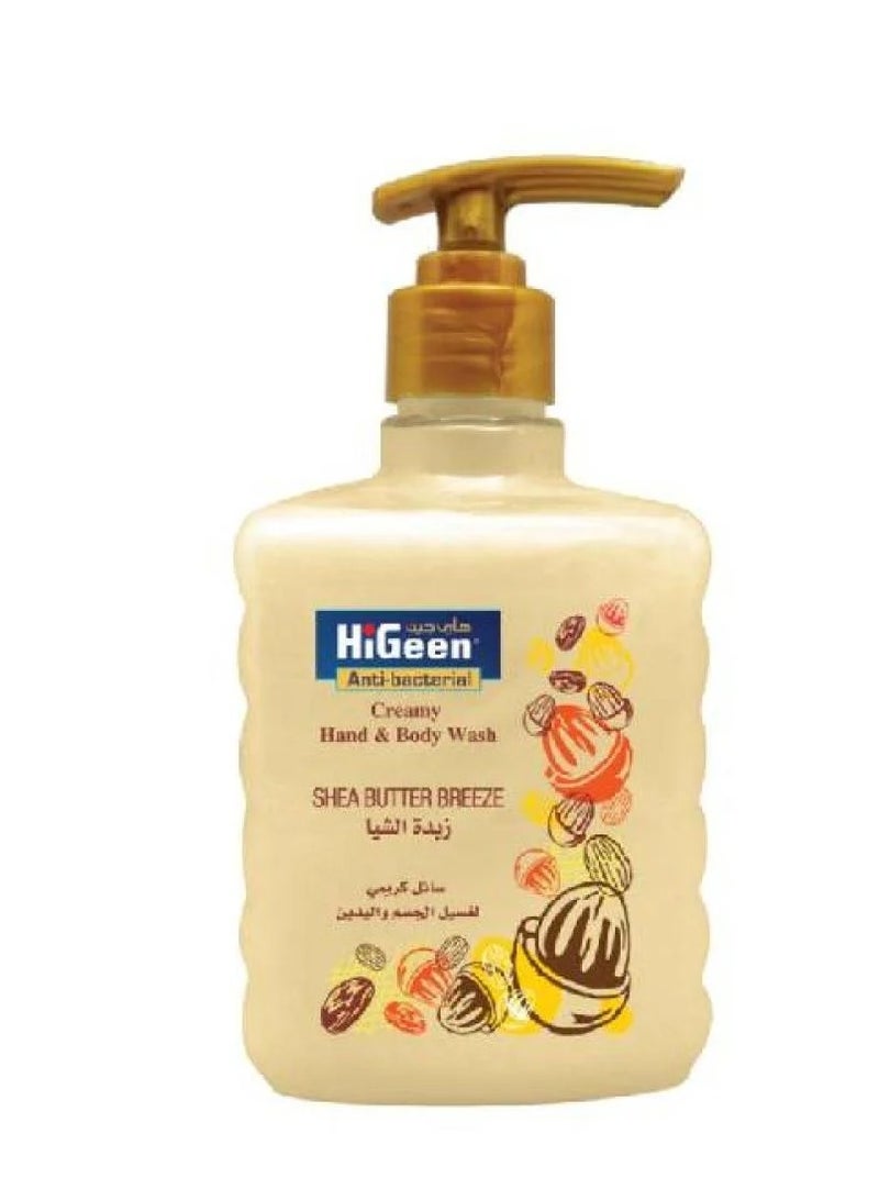 Higeen Antibacterial Creamy Body and Hand Wash with Shea Butter - 500ml