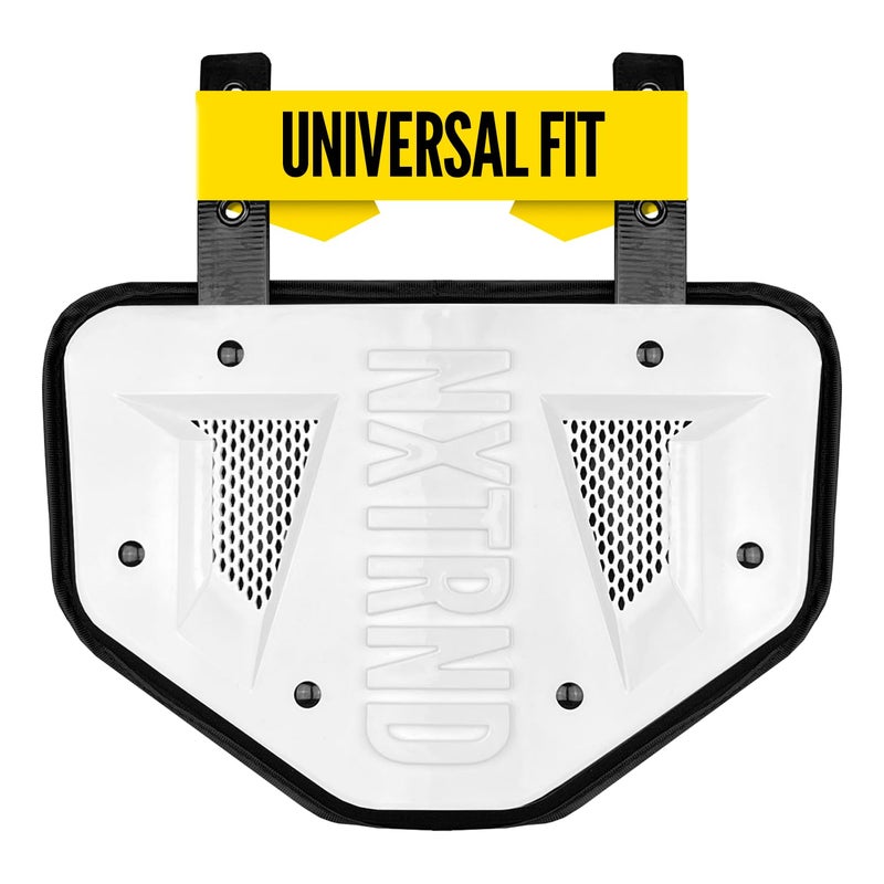 NXT NXTRND Nxtrnd Football Back Plate Professional Football Backplates for Shoulder Pads for Adult Youth White Youth - Image 2