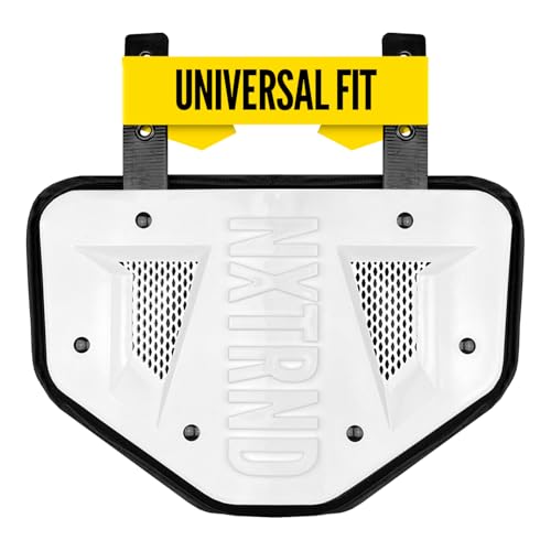 NXT NXTRND Nxtrnd Football Back Plate Professional Football Backplates for Shoulder Pads for Adult Youth White Youth - Image 1