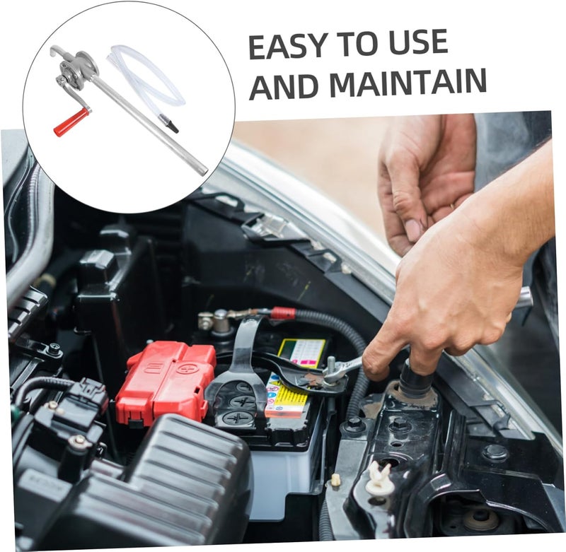 Luxshiny Fluid Extractor for Vehicles Manual Pump for Draining and Filling Fluids Compact and Easy to Use for Automotive Maintenance - Image 2