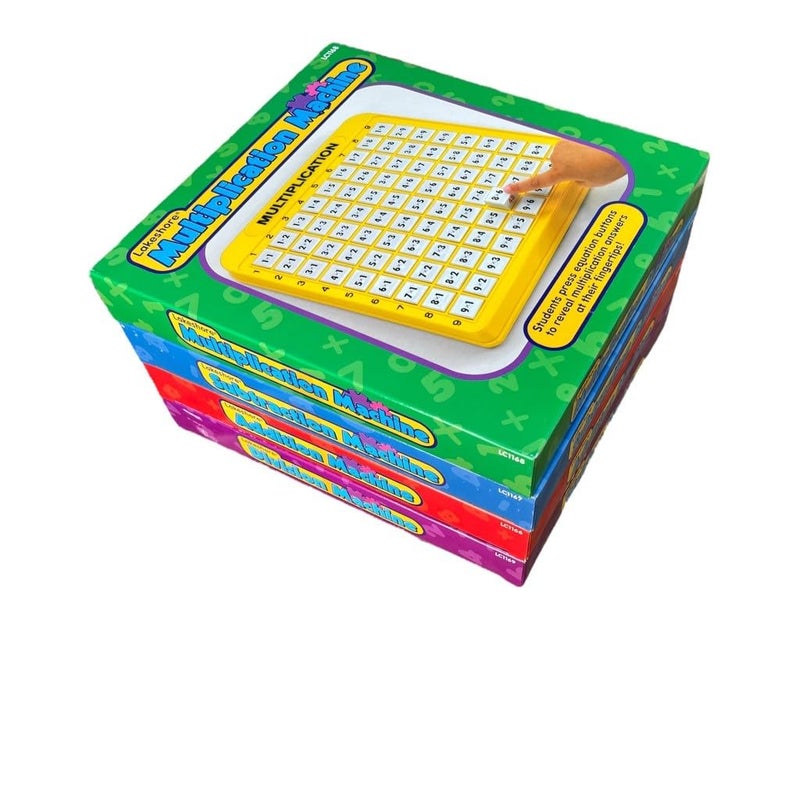 Lakeshore Self-Teaching Math Machines - Set of 4 - Image 1