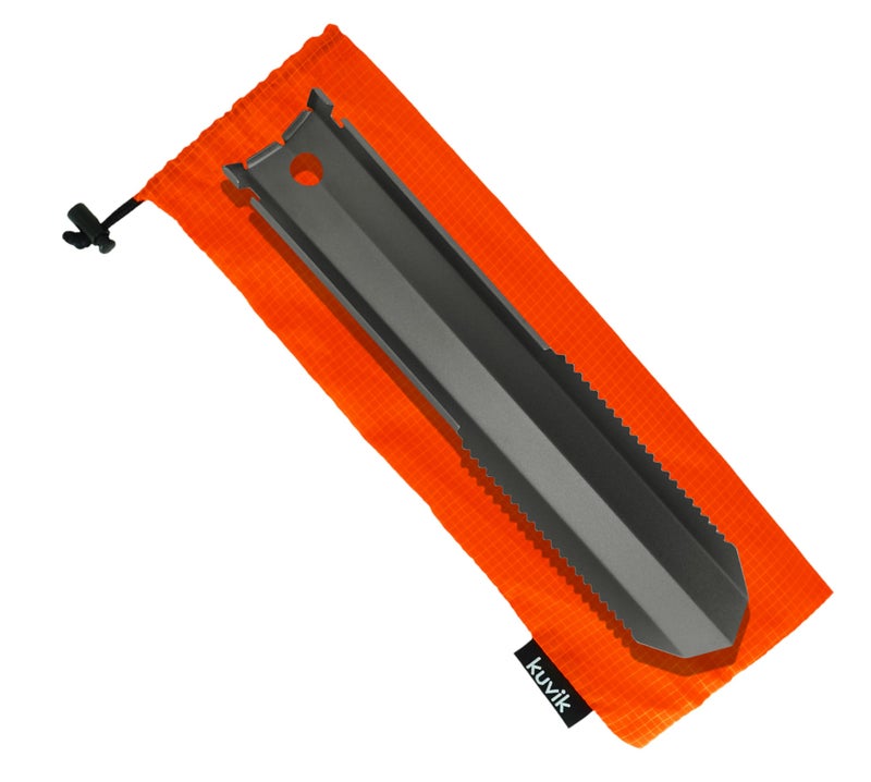 Kuvik Titanium Trowel - Ultralight and Compact Shovel for Backpacking, Camping, and Survival - Image 1