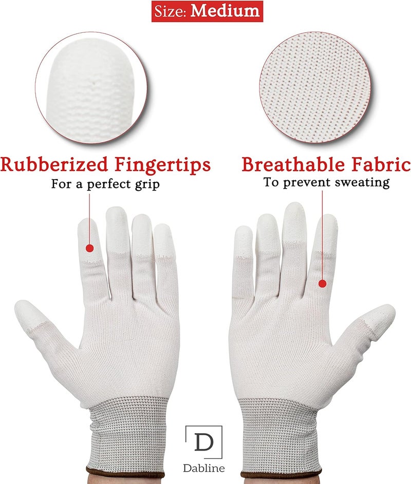 Dabline 13 PCs Quilting Template Set Includes 8 Quilting Templates, Quilting Frame/Gloves/Stickers/Guide. Free Motion Quilting Rulers and Templates - Image 3