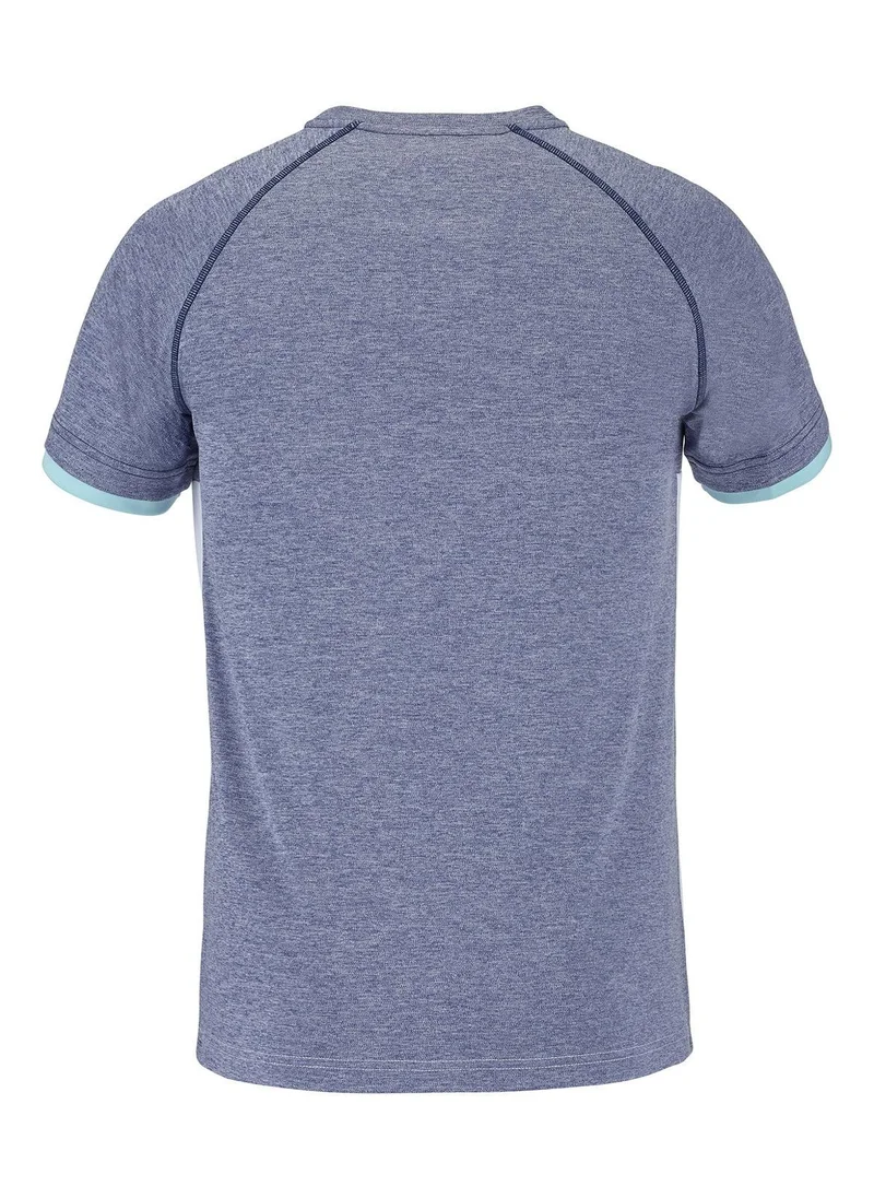 Babolat White/Blue Hthr Babolat Tennis Play Crew Neck Tee Men, 3Mte011-1079, (French Brand) for Men | Best Price UAE