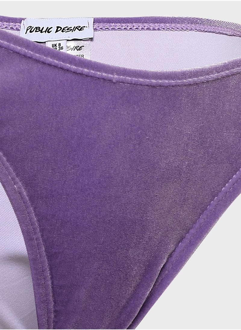 PUBLIC DESIRE - High Leg Bikini Bottom - Image 1