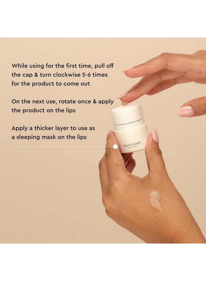 The Face Shop The Therapy Multi Vegan Lipcerin/Lip Mask with Peptides, Shea Butter & PHA, 1 Count - Image 4