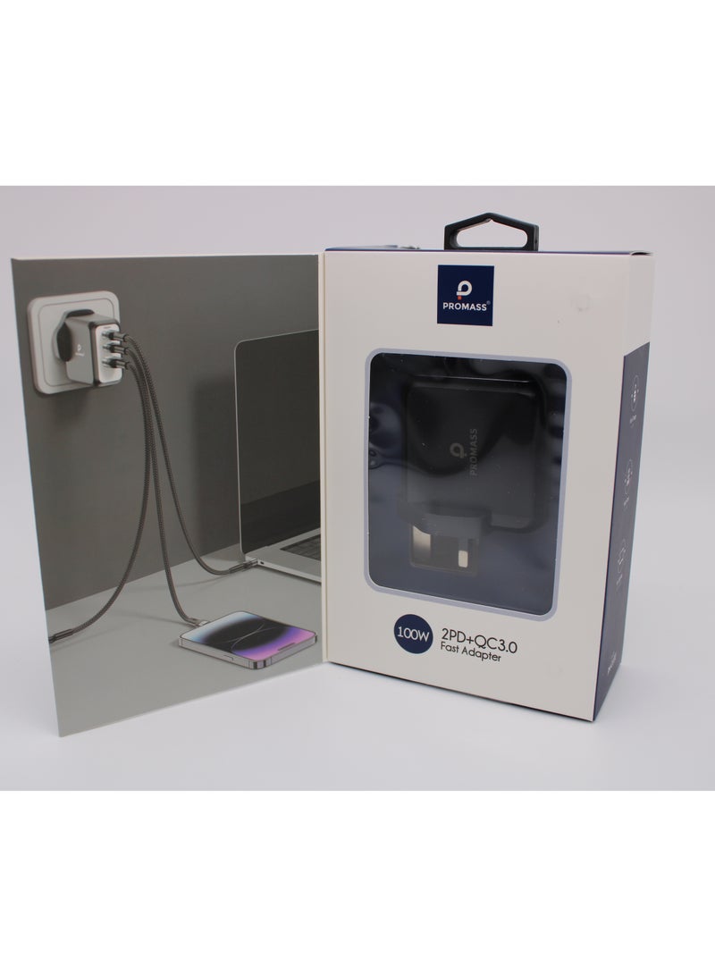 بروماس شاحن فائق السرعة إجمالي الناتج 65 واط، شحن سريع 100 واط - Image 4