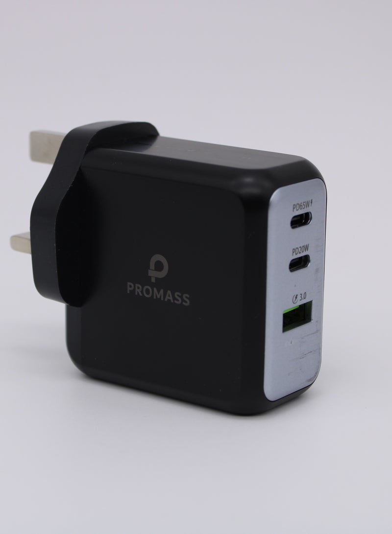 بروماس شاحن فائق السرعة إجمالي الناتج 65 واط، شحن سريع 100 واط - Image 3