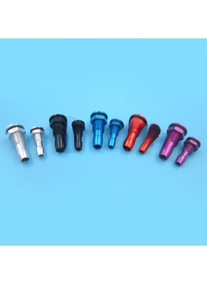 Generic - M6 M8 Aluminum Alloy Model Ship Water Cooling Outlet For Electric Boat Methanol Boat Gasoline Toy/nautical Model-Color:M8 Purple - Image 1
