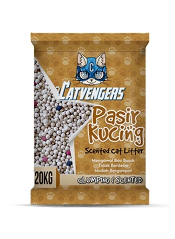 Catvengers Pasir Kucing Scented Cat Litter (20kg) 30 Litter - Image 4